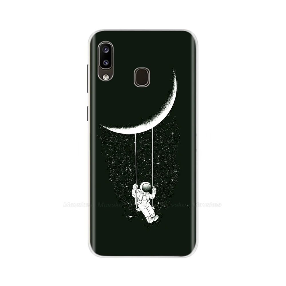For Samsung Galaxy A30 Case Silicone Soft Flower Phone Cover for Samsung Galaxy A10 A20 A30 A40 A50 TPU Protective Bumper Cases