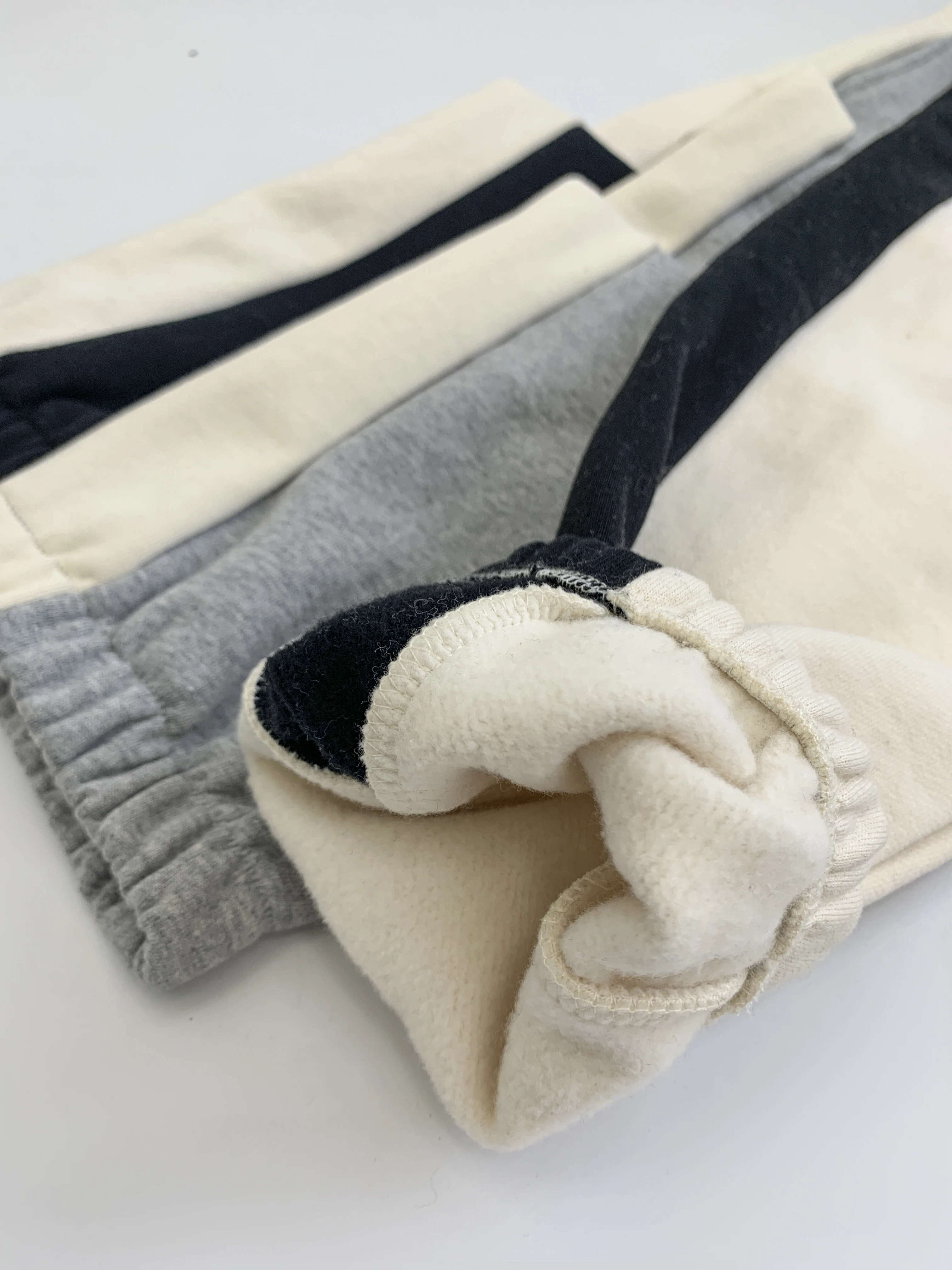 

2021 new casual trousers sports pants pure cotton plus velvet couple trousers fitness streetwear loose