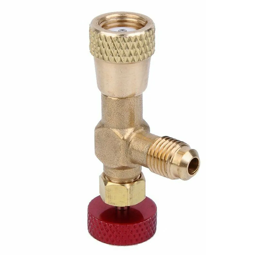 

Adapter Flow Control Valve Air Conditioning Copper Alloy For 1/4\\\"-5/16 \\'\\'