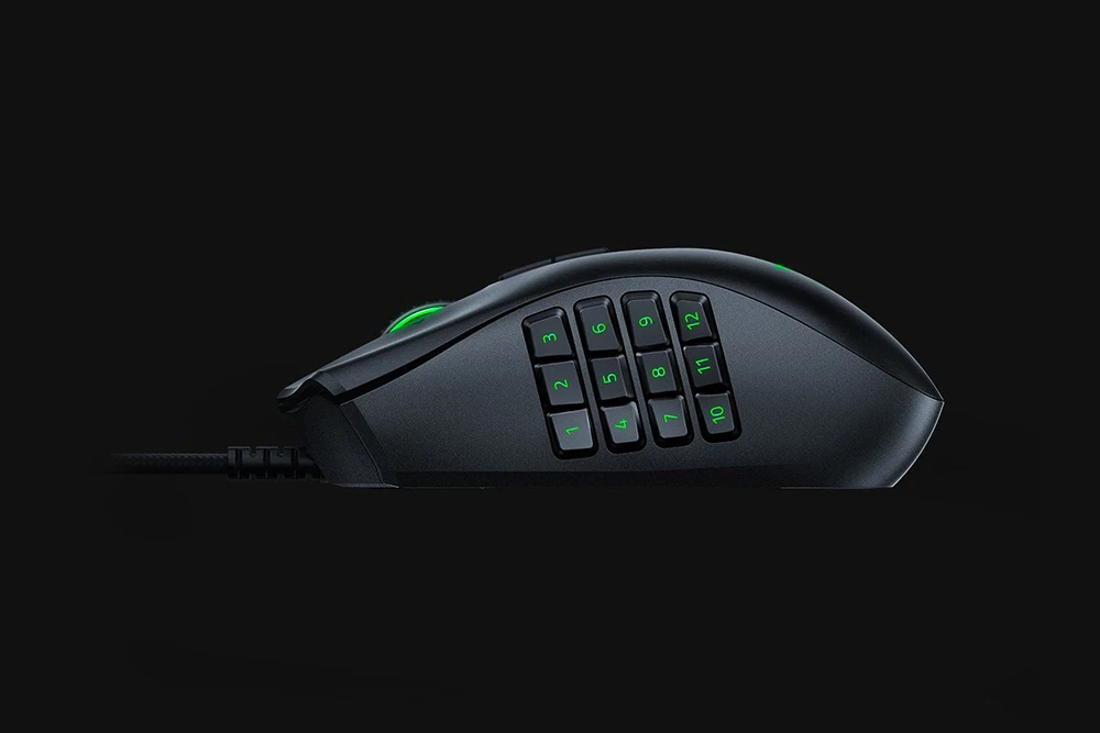 

Бесплатная доставка, геймерская Оптическая Проводная игровая мышь Игровые Мыши Razer Naga 16,000 DPI RGB
