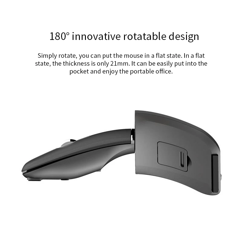 Bluetooth Мышь двойной режим Перезаряжаемые ультра-тонкий немой Беспроводной USB2.4G