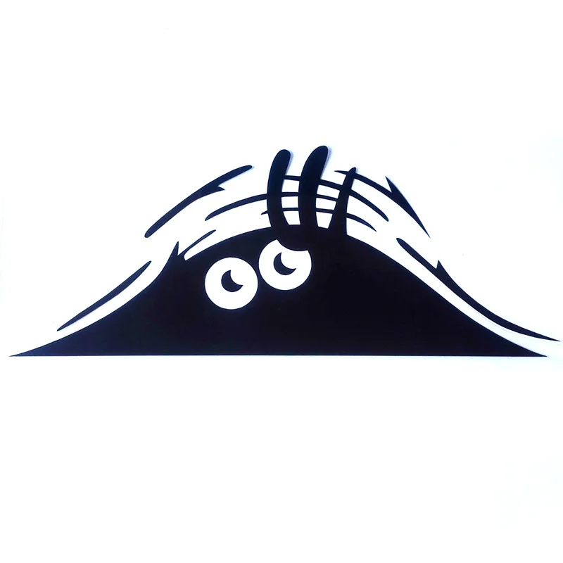 19X7 cm Funny Creative 3D Big Eyes Car Decal Sticker Styling Dune Sand Monster Peeping Peering | Автомобили и мотоциклы