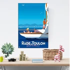 MT341 современный мистер З Тулон Woeld чехол для путешествия город плакаты настенное Искусство Картина на холсте постеры печать для гостиной домашний декор