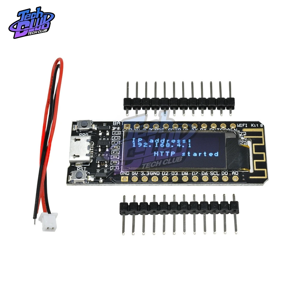 3.3V 5V 0.91 inch OLED Display ESP8266 CP2104 Wireless WiFi Development Board Module Micro USB DIY Kit for Arduino NodeMCU | Инструменты