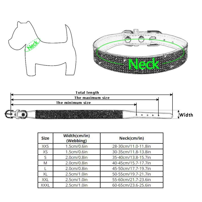 

Truelove Adjustable Mesh Padded Pet Dog Collar 3M Reflective Nylon Dog Collar Durable Heavy Duty for all breed all weather 8size