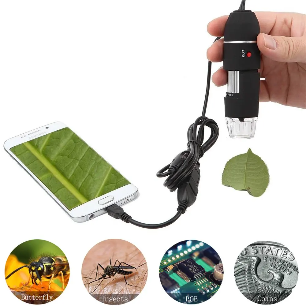 USB микроскоп 1000X1600X8 светодиодный цифровой USB микроскоп тип-c микроскопио Лупа электронный стерео USB эндоскоп Тип камеры