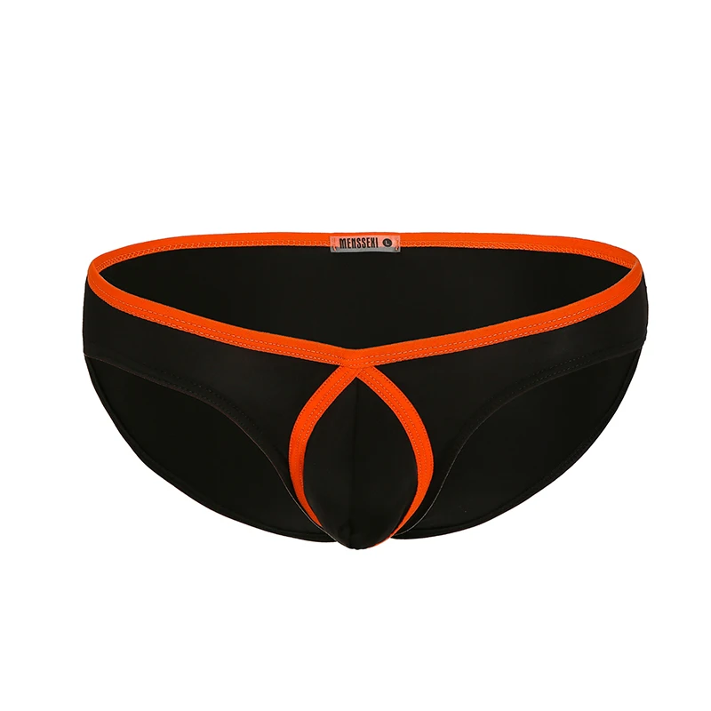 Мужское сексуальное нижнее белье трусы из нейлона мужские Cueca для геев с мешочком