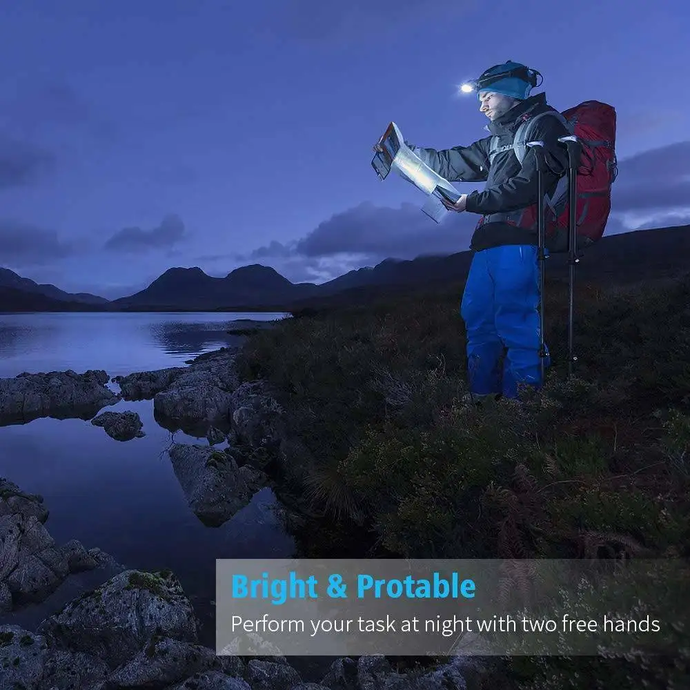 

Waterproof Mini Flashlight LED Super Bright Headlamp for outdoor Camping Fishing portable Headlight USB Rechargeable Head Torch