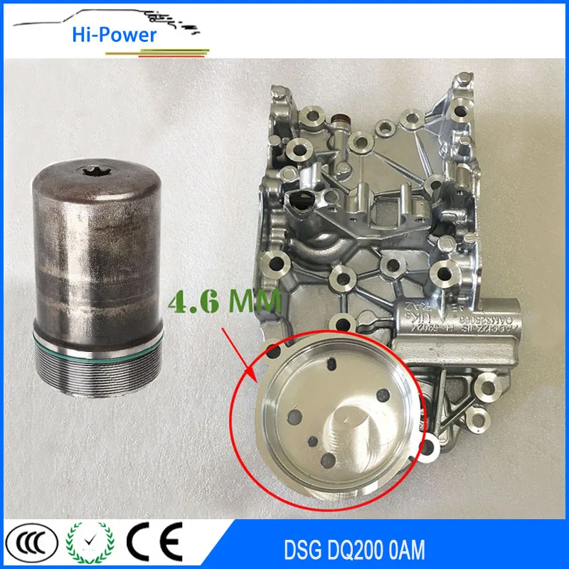 0AM DQ200 DSG 4 6 мм корпус клапана аккумулятор коробка передач для AUDI Skoda Seat Passat VV 0AM325066AC