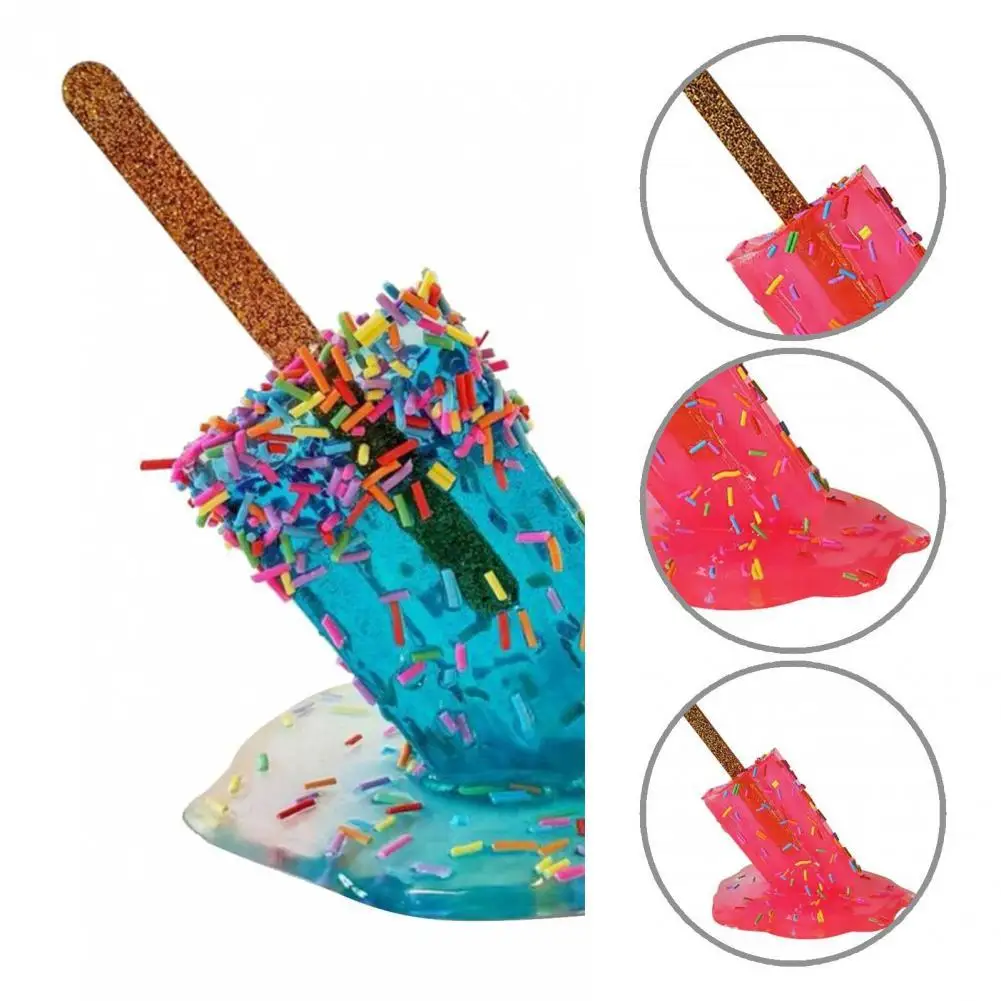 

Mini Unique Melting Ice Cream Sculpture Art Craft Gifts Ornament Lightweight for Wedding