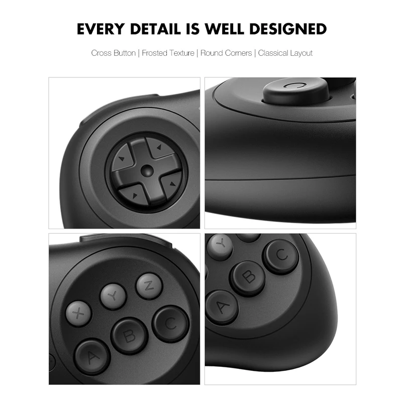 8BitDo M30 беспроводной 2,4G Bluetooth геймпад контроллер для sega Genesis Мега Тип укрепления для nintendo переключатель ПК MAC паровые игры