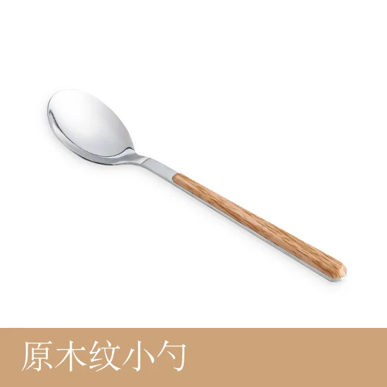 Tableware Set Wooden Handle Stainless Steel Kitchen Ware Gift Silver Steak Knife Japanese Posate Dinner AC50CS | Дом и сад