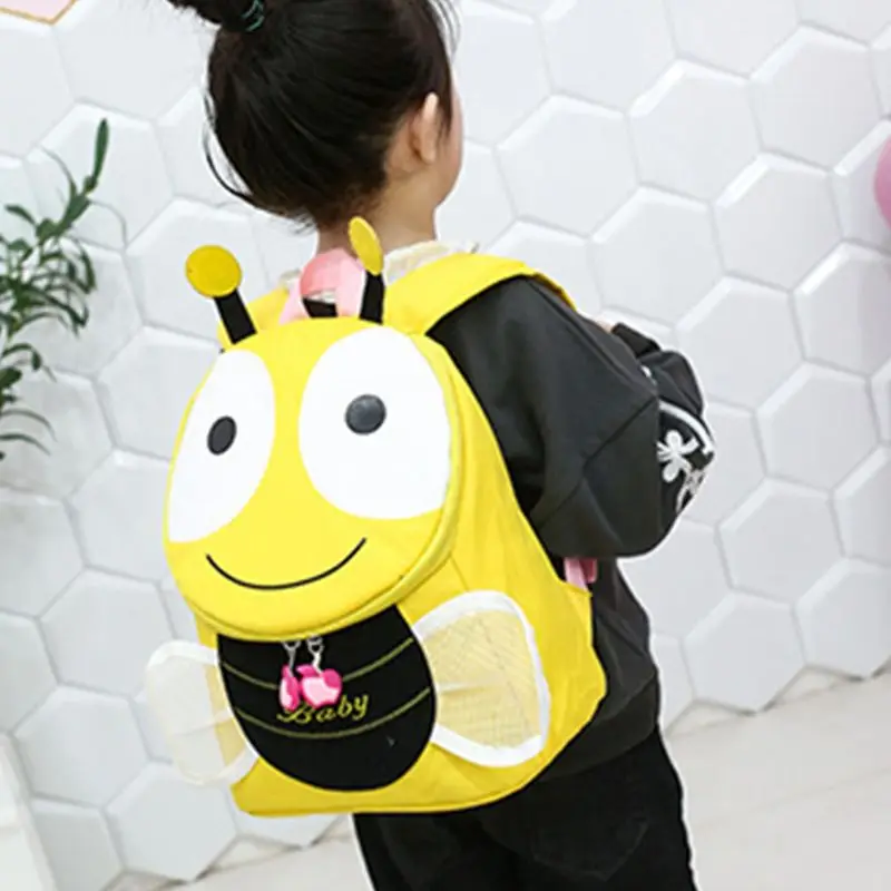 Модный Забавный милый рюкзак с рисунком пчелы для малышей мини-рюкзак детского