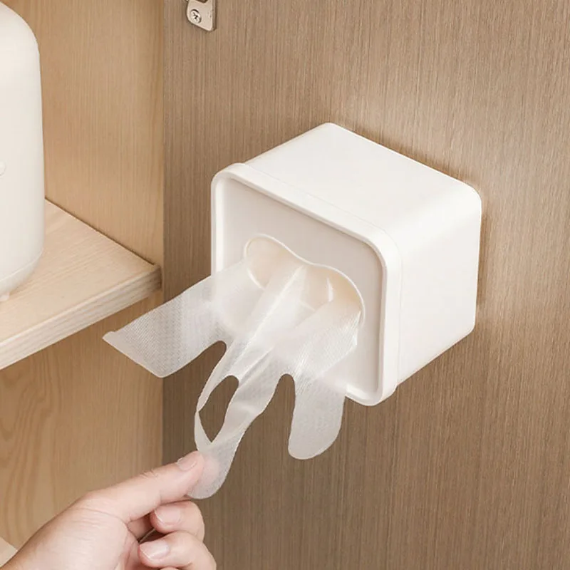 

Одноразовая пластиковая коробка для хранения перчаток, настенная полка, кухонные органайзеры, полки, бытовые предметы, настенный контейнер...