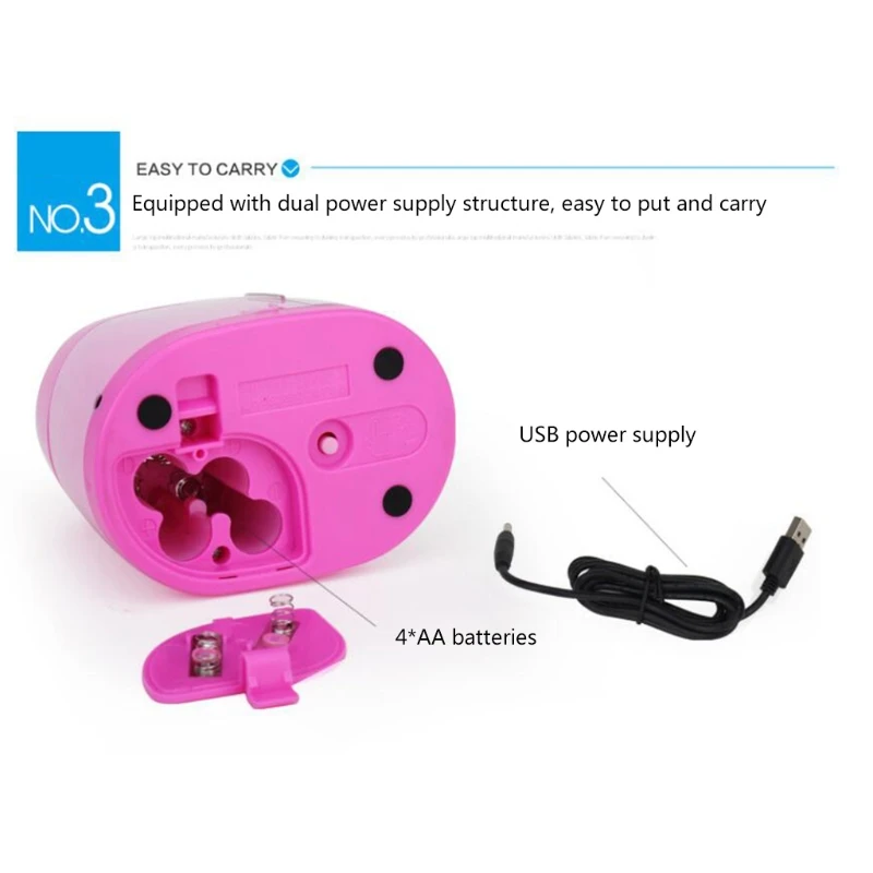 

Automatic Electric Pencil Sharpener USB/Battery Operated Stationery Home Office School Supplies