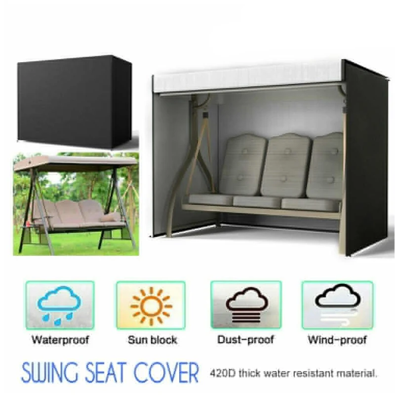 Водонепроницаемый сиденье садовой качели крышка Патио двор уличный гамак мебель