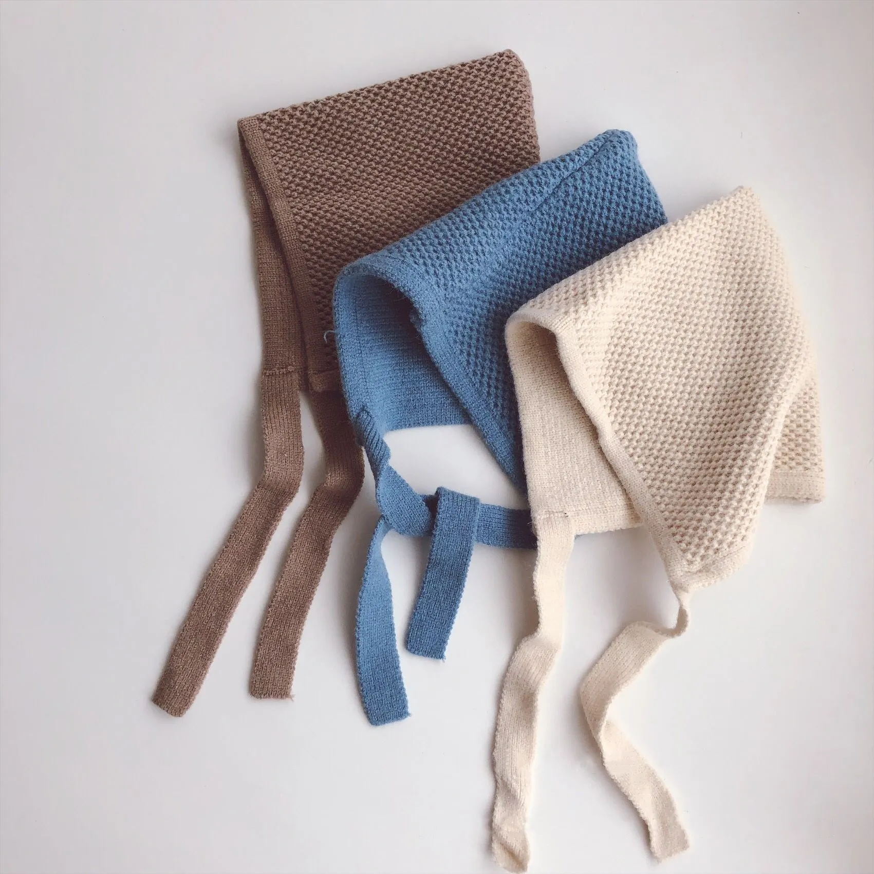 Шапка вязаная детская осенне-зимняя с ушами | Детская одежда и обувь