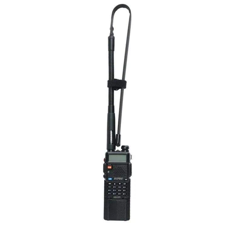 «Гусиная шея» углеродистая сталь, тактический антенна SMA-VHF/UHF двухдиапазонная антенна для Baofeng UV-5R GT-3 UV-82 Kenwood радио иди и болтай Walkie Talkie