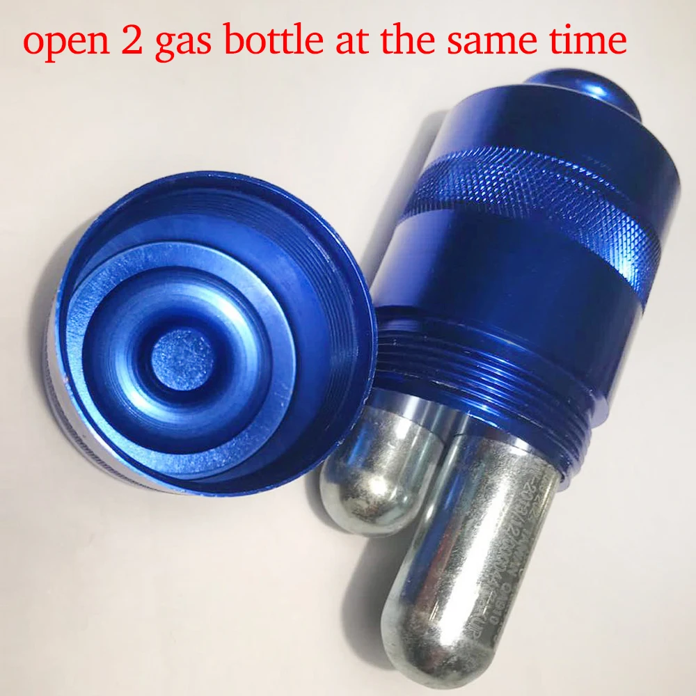 

8pcs/lot Wholesale 2 Hole Chargers Whipped Cream Cracker Dispenser Kitchen Dessert Tool Laughing Gas n2o Nos Whipper Crackers