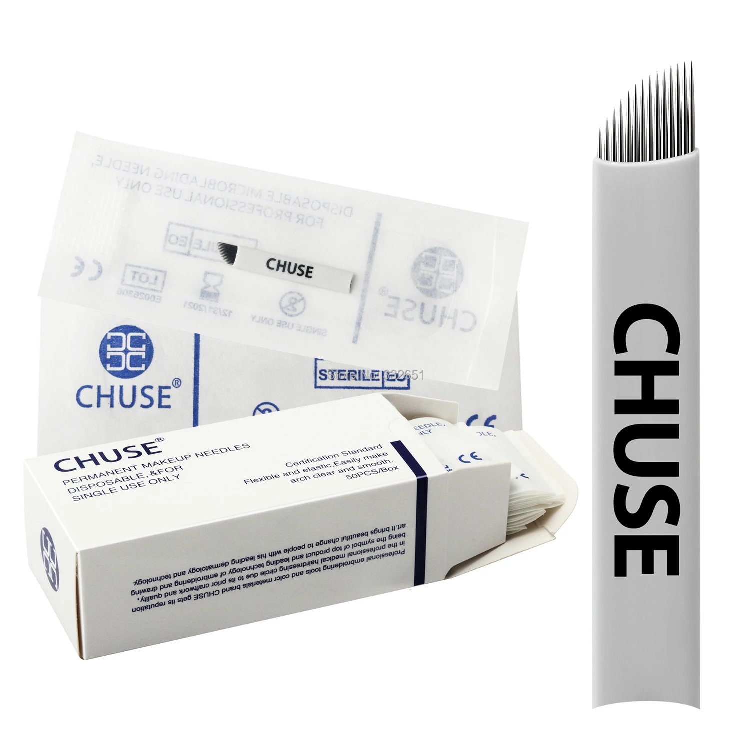 Иглы для микроблейдинга и татуировок Chuse лезвия перманентного макияжа бровей