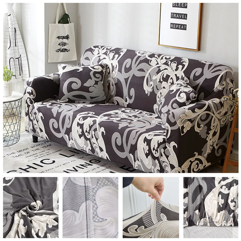 

Stretch Sofa Cover for Living Room Universal Sofa Slipcovers Sectional Couch Cover Furniture Protector 1/2/3/4 Seater
