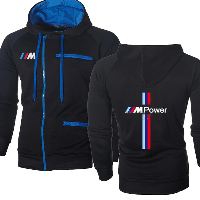 Мужская куртка для BMW M толстовка с логотипом модная демисезонная флисовая