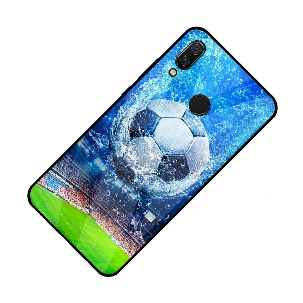 Чехол из закаленного стекла для Xiaomi Redmi Note 5 6 7 8 9 Pro Max 8T 9S 10 | Мобильные телефоны и