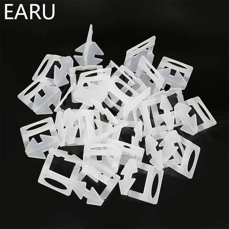 

200pcs 1/1.5/2/2.5/3mm Ceramic Tile Leveling System Clips Wall Floor Carrelage Tile Spacer Tiling Tool Wedges Leveler Locator