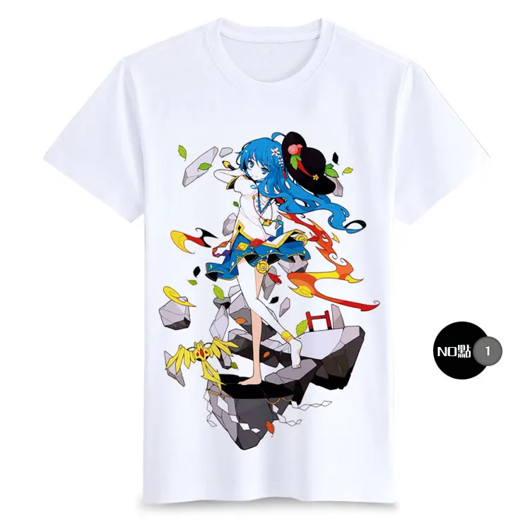 Футболка для косплея из японского аниме проекта Touhou летняя футболка с принтом