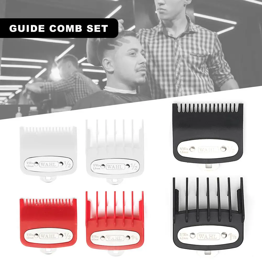 

Hair Clipper Limit Comb Guide Attachment Size Barber Replacement 1.5mm/4.5mm Guide Combs For Hairdressing Accessory
