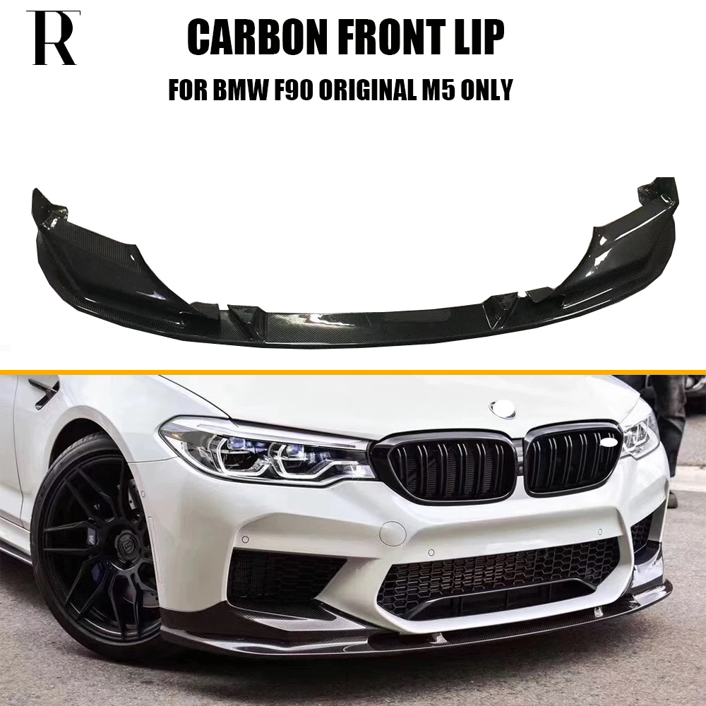 3D стильный передний бампер из углеродного волокна для BMW F90 M5 & G30 G31 изменение на