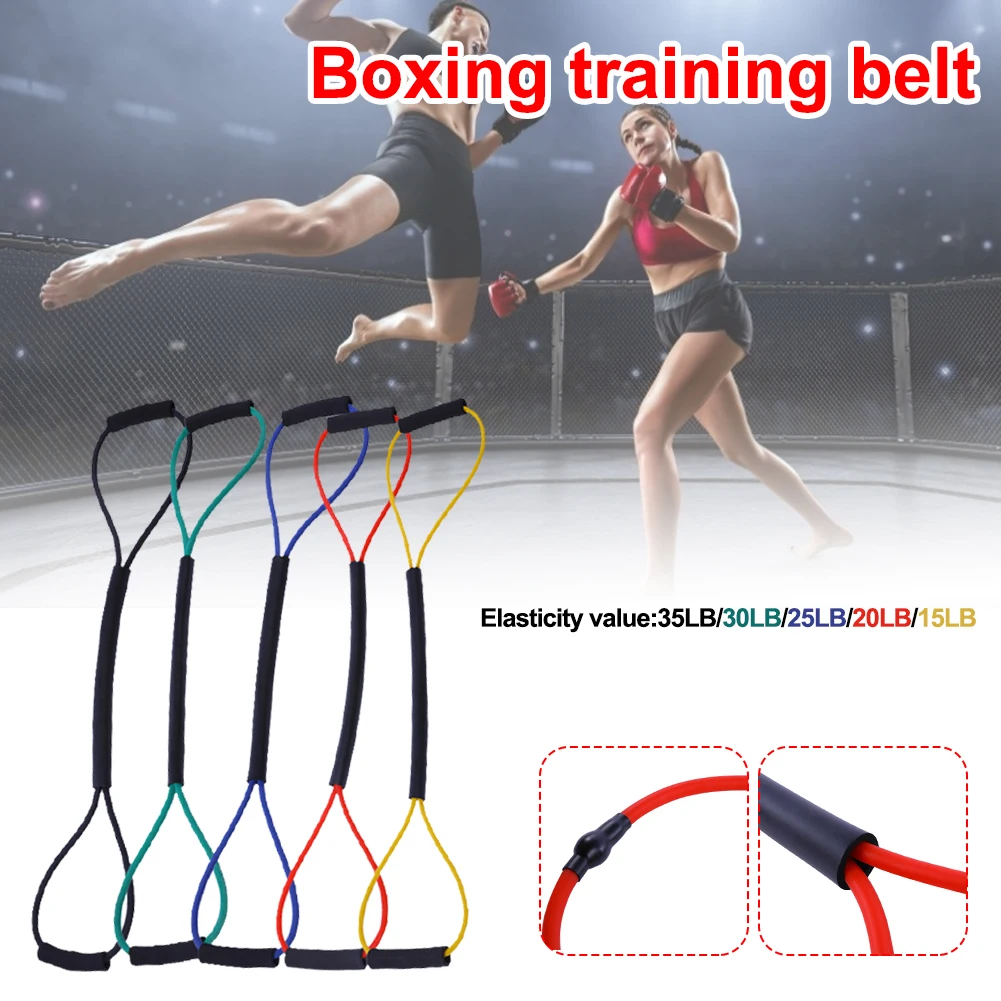 

8 Word Chest Expander Rope Resistance Bands Yoga Fitness Resistance Workout Muscle Fitness Rubber Elastic Bands for Exercise