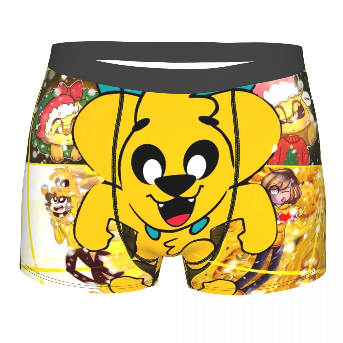

Mikecrack Underpants Breathbale Panties Male Underwear Print Shorts Boxer Briefs