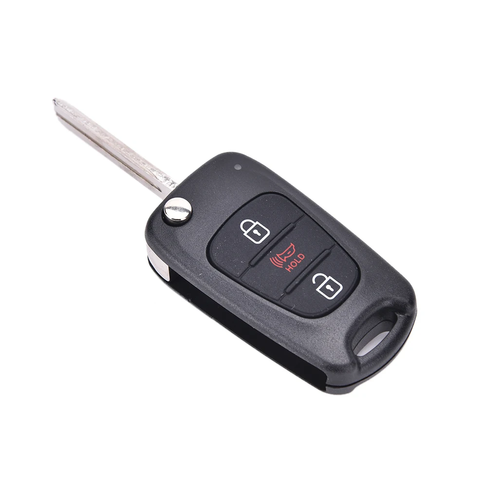 Новый 3 кнопки дистанционного складной корпус выкидного ключа Fob Shell для KIA Soul Rondo