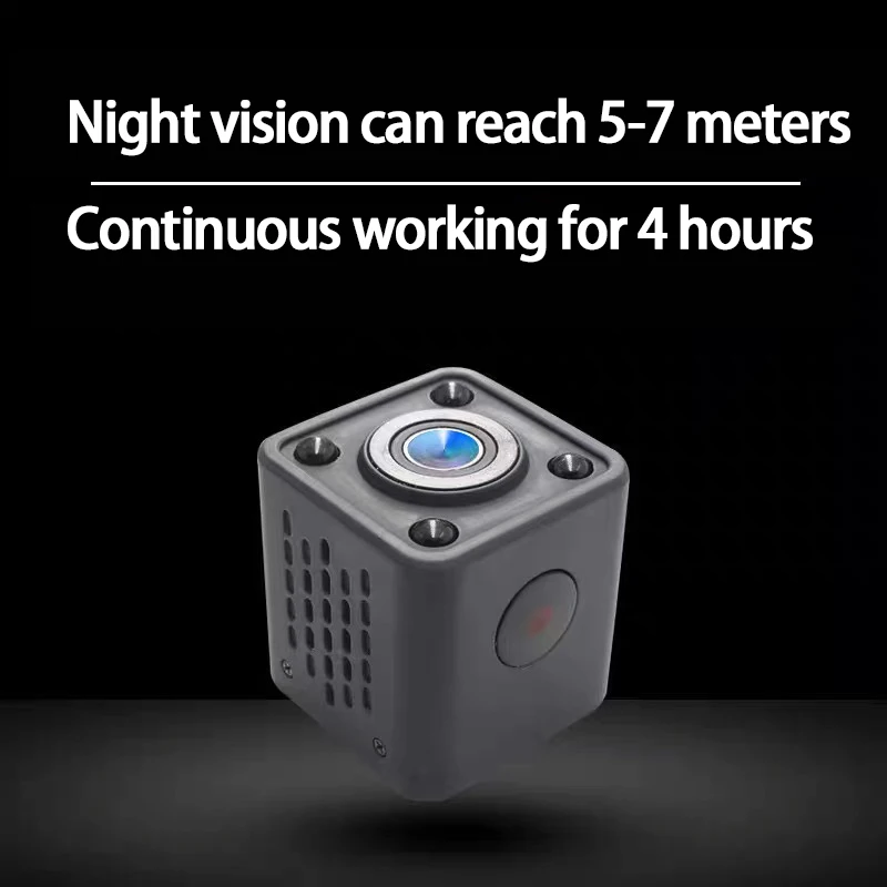 

1080P HD Mini IP Camera Wireless Recorder 120 Wide Angle 8-128G Memory Card Built-in Infrared Light/Night Vision Home Camera