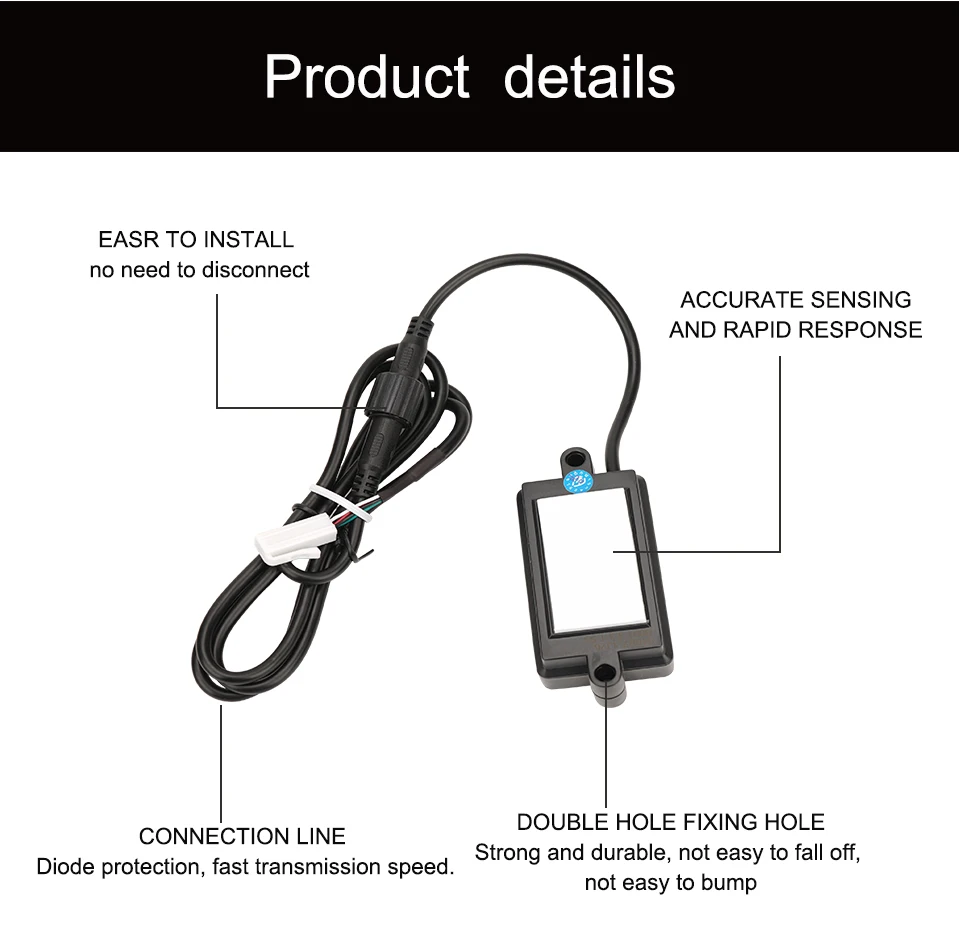 NEW-Car Tailgate Trunk Opener Replacement Electric Microwave Induction Sensor One Foot |