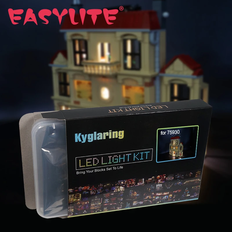 Набор светильник льников для Юрского периода 75930 Indoraptor Rampage at Lockwood Estate, совместимый с 39118 10928 без модели блоков