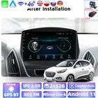 Система Android 1G + 16G 2din Автомагнитола для Hyundai IX35 2009 2010 2011 2012-2015 GPS мультимедийный плеер с OBD2 Carplay WiFi BT