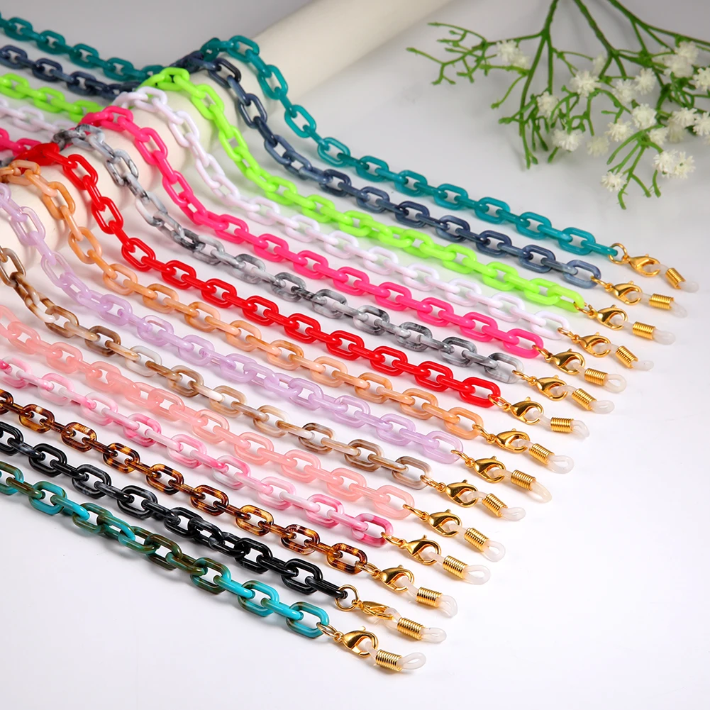 Skyrim Противоскользящая акриловая цепочка для очков женские солнцезащитные очки