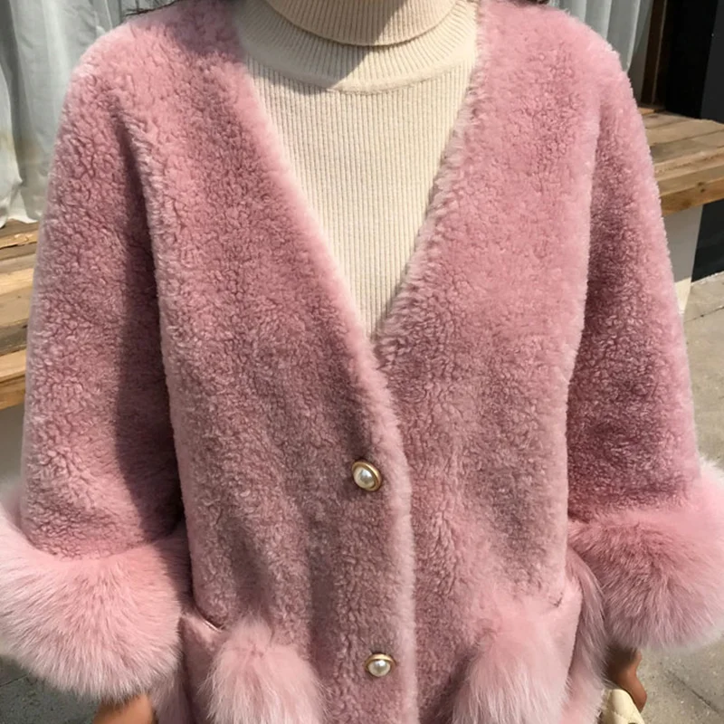 Женская зимняя обувь Новые ботинки на среднем широком Длина темперамент пальто с