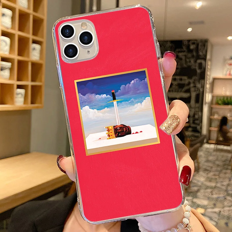 Power Kanye Omari West Phone Case For iPhone 13 12 11 Pro XS Max SE2020 7 8 Plus X XR 13mini Clear Silicone TPU Soft Back Cover