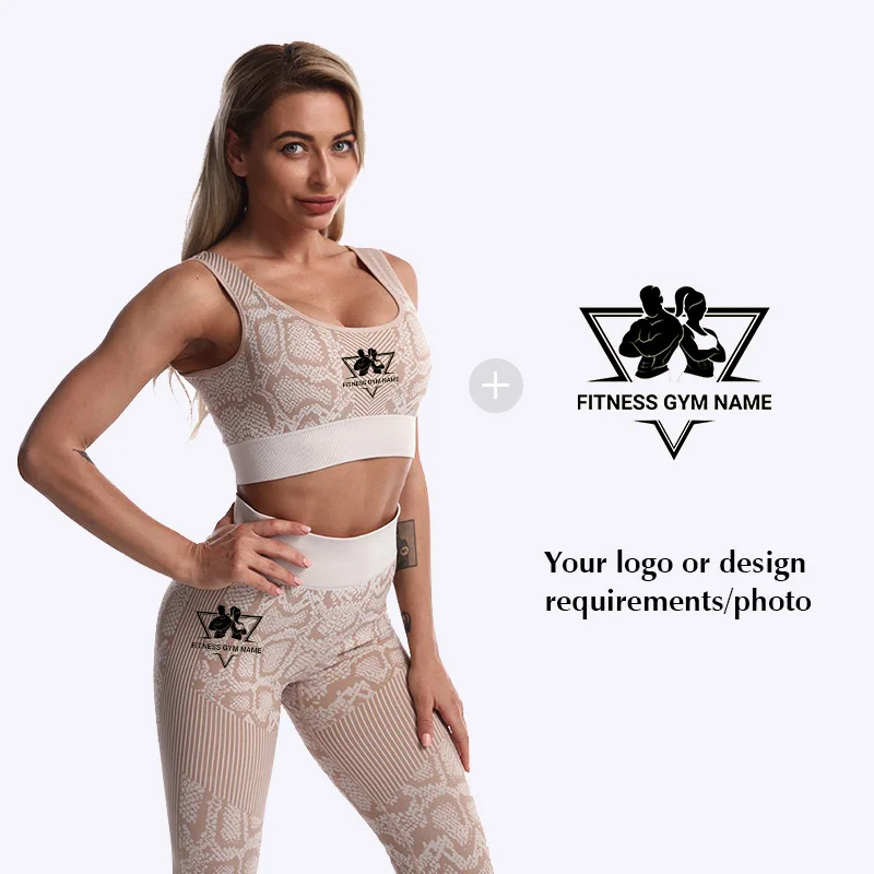 Фото Custom logo Women Yoga Sets 2 pcs Female Sport Gym suits Wear women Fitness Suit pritn Long Sleeve yoga clothing Женская одежда Custom logo Women Yoga Sets 2 pcs Female Sport Gym suits Wear women Fitness Suit pritn Long Sleeve yoga clothing Женская одежда