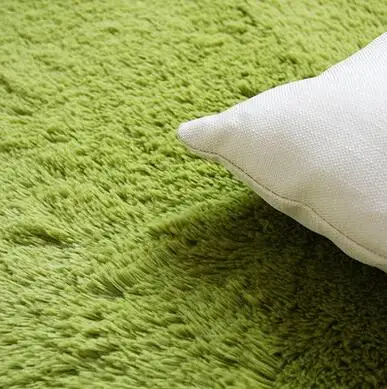 Однотонный короткий ворс мягкий ковер для спальни гостиной нескользящий Детский