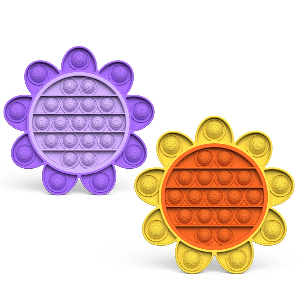 Новые популярные игрушки антистресс с пузырьками гамбургер картофель фри