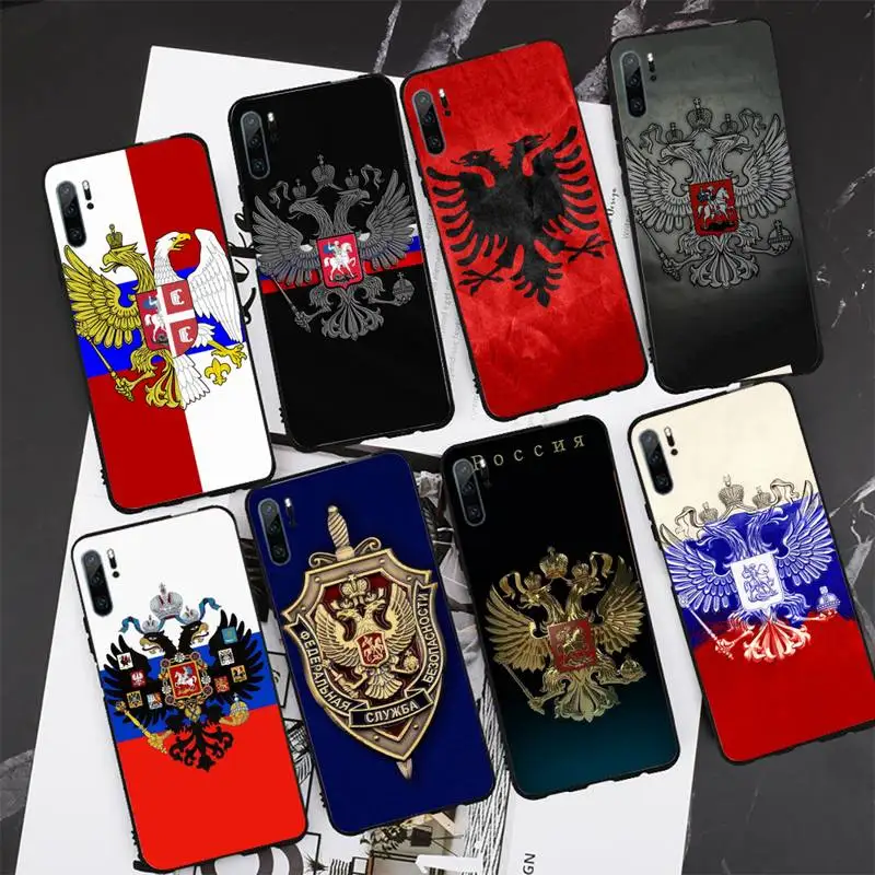 

Russia Flag national emblem Phone Case for Redmi 5 5A Plus 6 6pro S2 7 7A 8 8A 9 9A K20 4X K30 pro Fundas cover