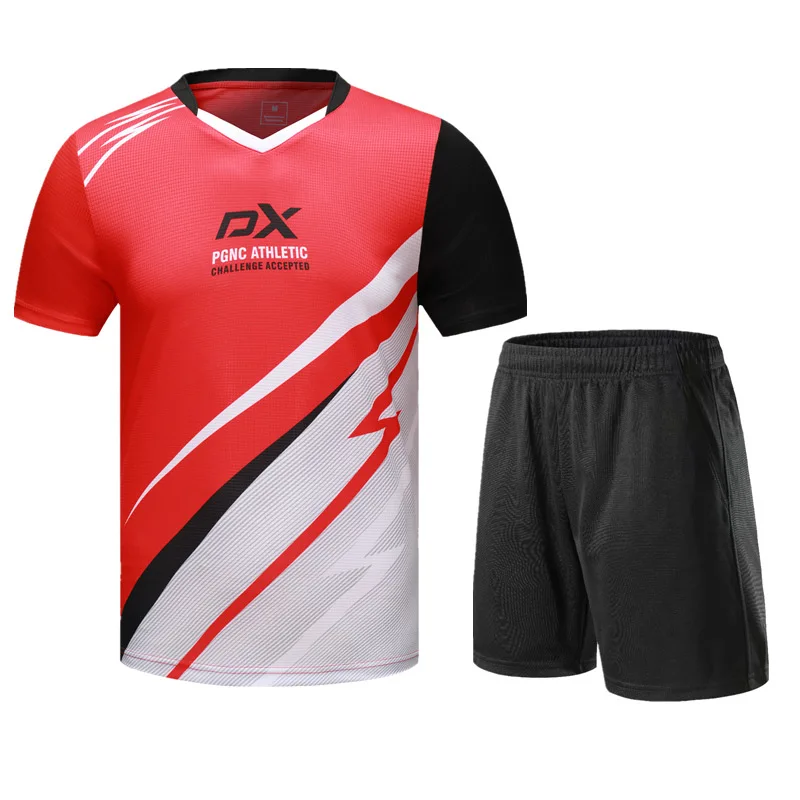 

Tennis sport shirt shorts set kit,Badminton shirts Men,tennis shirt women,table tennis jersey,Fitness sports training tshirts