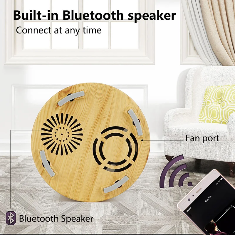 200 мл Bluetooth музыкальный динамик ультразвуковой увлажнитель воздуха ароматизатор