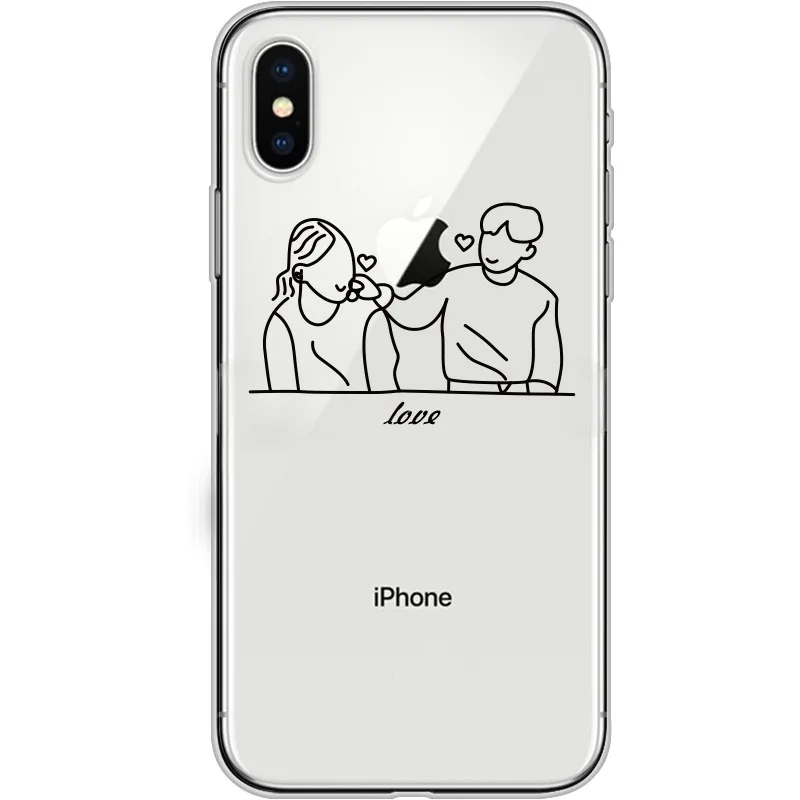 Прозрачный силиконовый чехол для iphone X XR 11 Pro XS MAX 8 7 6 Plus|Бамперы| |