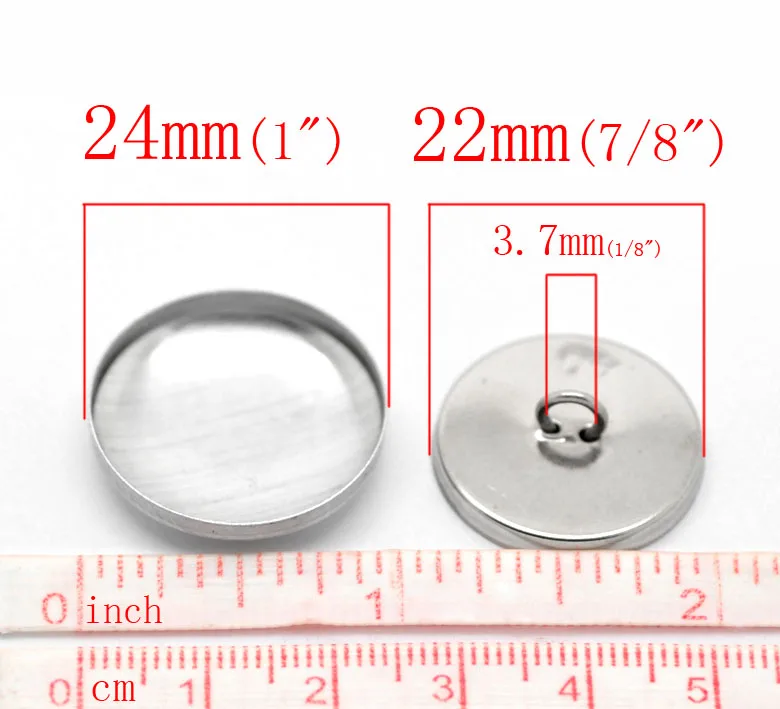

50PCs Aluminum Metal Covered Buttons Round Shank Back For Sewing DIY Handmade Buttons Garment Decoration Sewing Utensils 2021