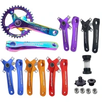 akantor mtb road bicycle crank 104bcd 170mm bike crank set ultralight crank tooth disk axis bicycle accessories sprocket parts